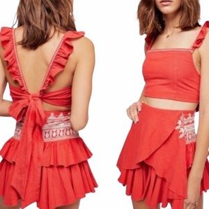 Free People Skort Set